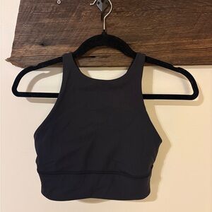 Lululemon Black High-Neck Sports Bra